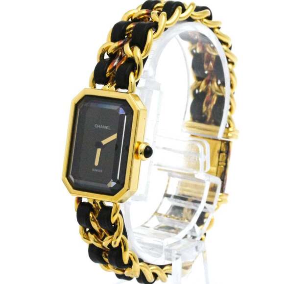 CHANEL Premiere Size L Gold Plated Quartz Ladies Watch H0001 BF582982 - Picture 2 of 9